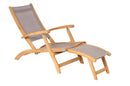 Traditional Teak Verstelbare loungestoel Taupe Traditional teak, Kate deckchair, verkrijgbaar in meerdere kleuren