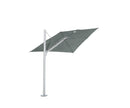 Umbrosa Zweefparasols Aluminium / 250x250cm / Flanelle Umbrosa, Spectra zweefparasol verkrijgbaar in 3 kleuren frame en in 14 verschillende kleuren parasoldoeken.