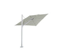 Umbrosa Zweefparasols Aluminium / 300x300cm / Grey Umbrosa, Spectra zweefparasol verkrijgbaar in 3 kleuren frame en in 14 verschillende kleuren parasoldoeken.