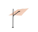 Umbrosa Zweefparasols Black / 250x250cm / Blush Umbrosa, Spectra zweefparasol verkrijgbaar in 3 kleuren frame en in 14 verschillende kleuren parasoldoeken.
