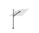 Umbrosa Zweefparasols Black / 250x250cm / Marble Umbrosa, Spectra zweefparasol verkrijgbaar in 3 kleuren frame en in 14 verschillende kleuren parasoldoeken.