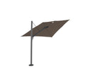 Umbrosa Zweefparasols Black / 250x250cm / Taupe Umbrosa, Spectra zweefparasol verkrijgbaar in 3 kleuren frame en in 14 verschillende kleuren parasoldoeken.