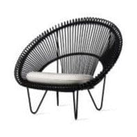 Vincent Sheppard Lounge stoel Camel / Zonder zitkussen Vincent Sheppard Roy Cocoon loungestoel, verkrijgbaar in twee kleuren.