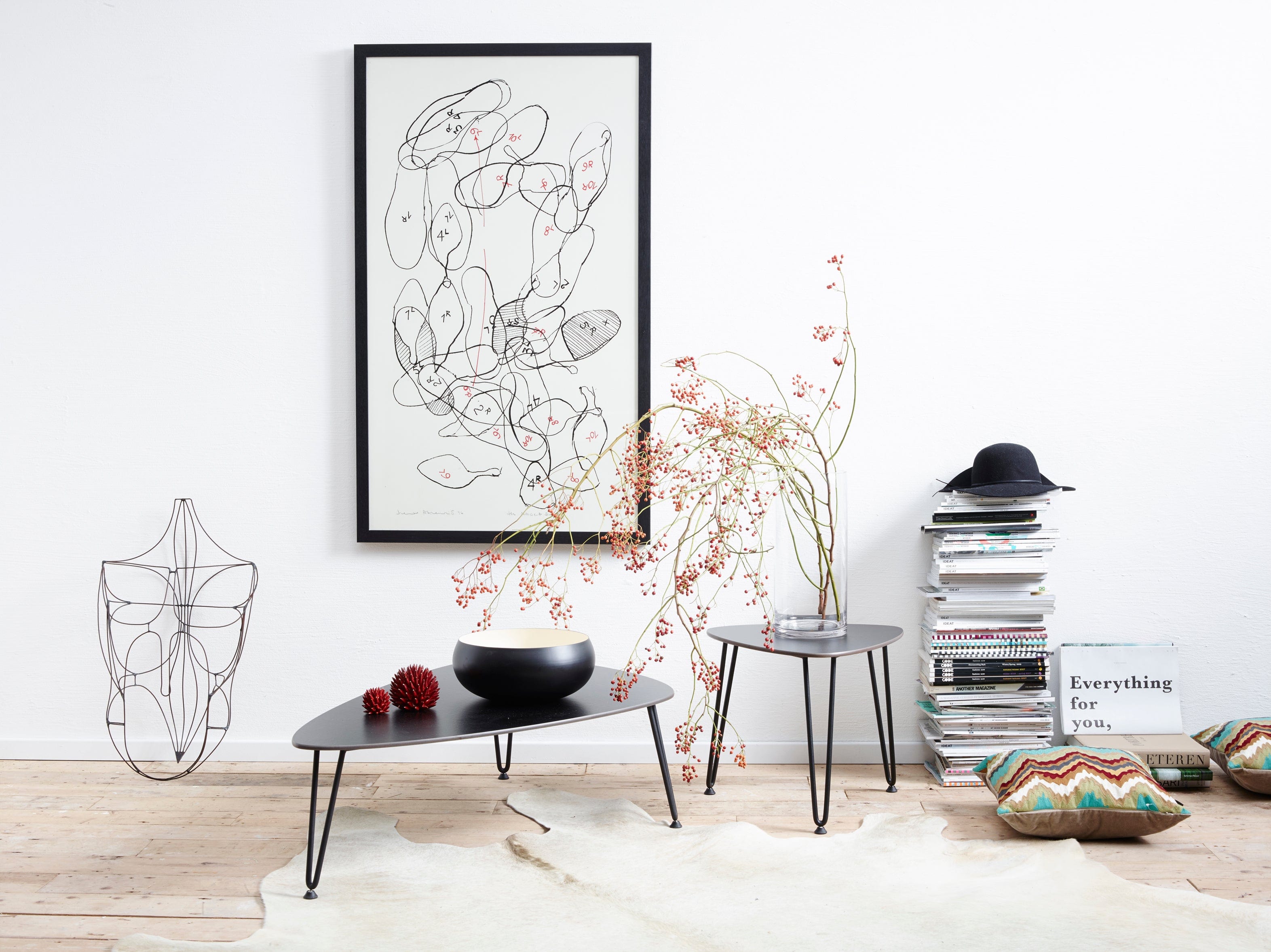 Vincent Sheppard Salon-/bijzettafel Vincent Sheppard Rozy bijzettafel, verkrijgbaar in verschillende afmetingen.