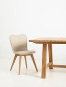 Vincent Sheppard Stoel Vincent Sheppard Lena eetstoel met teak poot. Verkrijgbaar in meerdere kleuren.