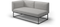 Gloster Maya lounge linker of rechter eind module, verkrijgbaar in 3 verschillende soorten stofferingen en een hele range aan kleuren.