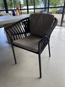 Net-echt, Model ovaal - Jati&Kebon, Tofino diningset showroomaanbieding