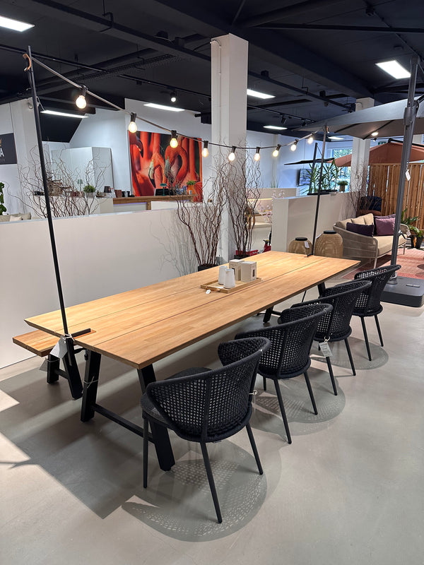 Vincent Sheppard, Matteo - Jati&Kebon, Nicola diningset showroomaanbieding
