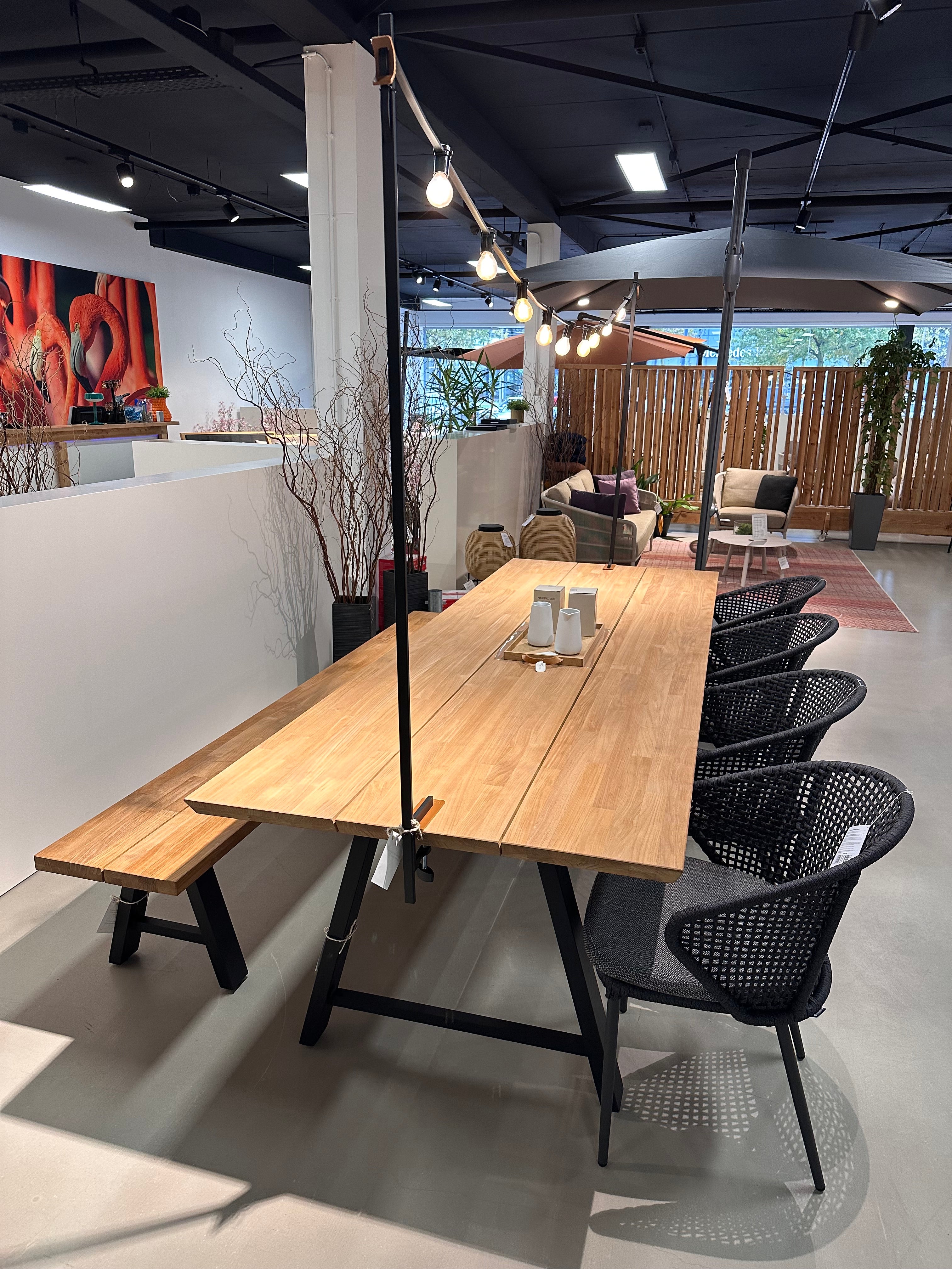 Vincent Sheppard, Matteo - Jati&Kebon, Nicola diningset showroomaanbieding