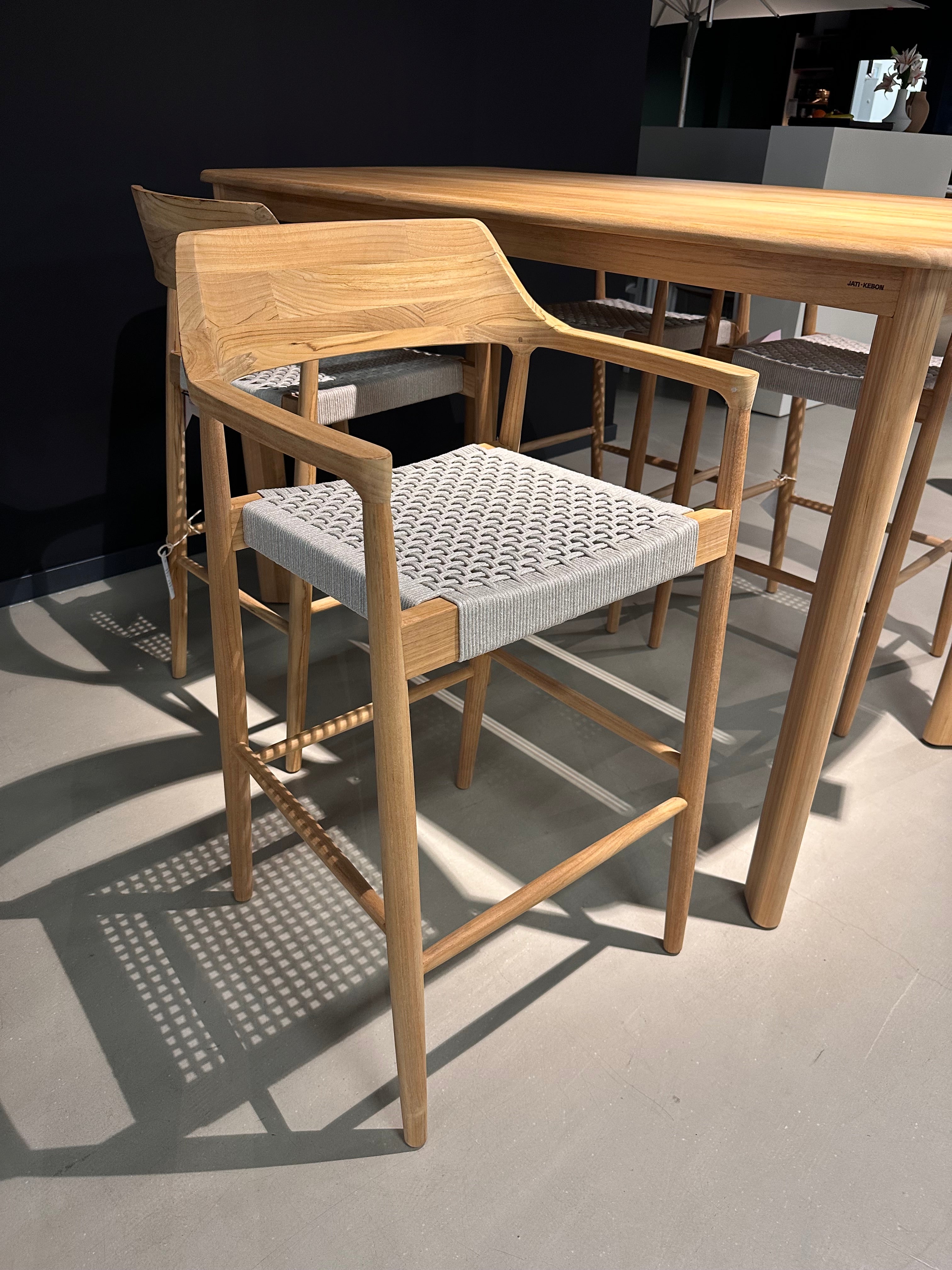 Jati-Kebon, Tofino teak barset showroomaanbieding
