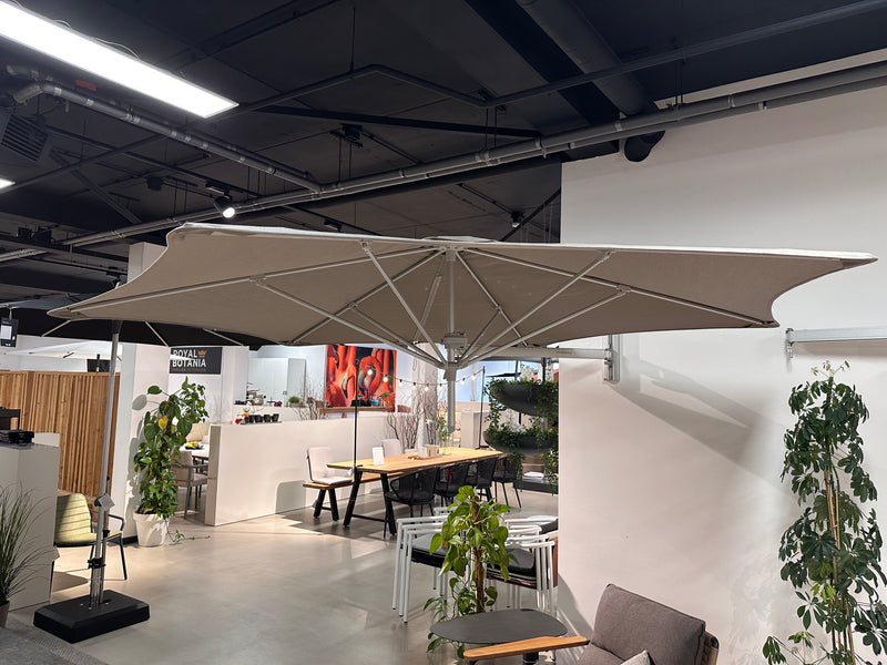 Umbrosa, Paraflex muurparasol set ø300cm showroommodel aanbieding