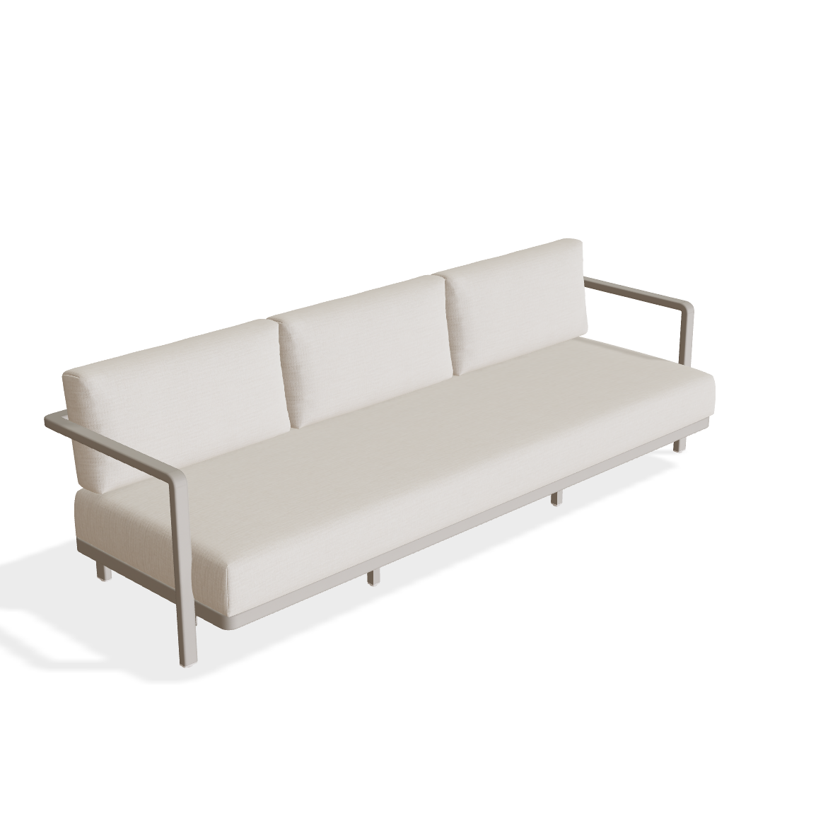 Royal Botania Alura lounge driezits bank. Verkrijgbaar in meerdere kleuren frame's en stofferingen.