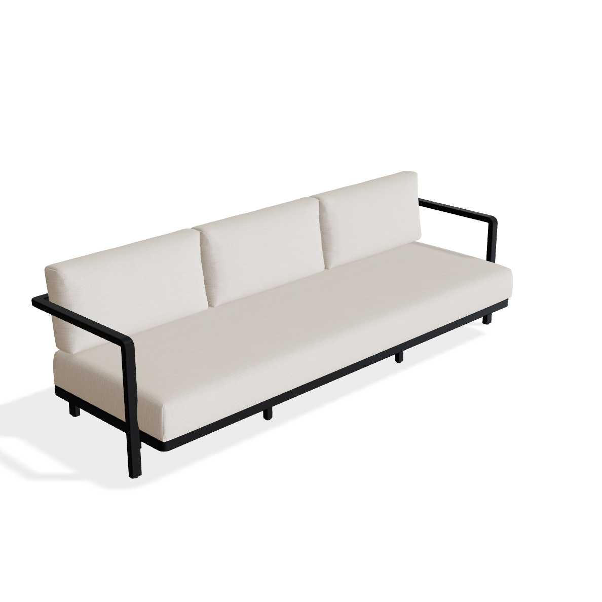 Royal Botania Alura lounge driezits bank. Verkrijgbaar in meerdere kleuren frame's en stofferingen.