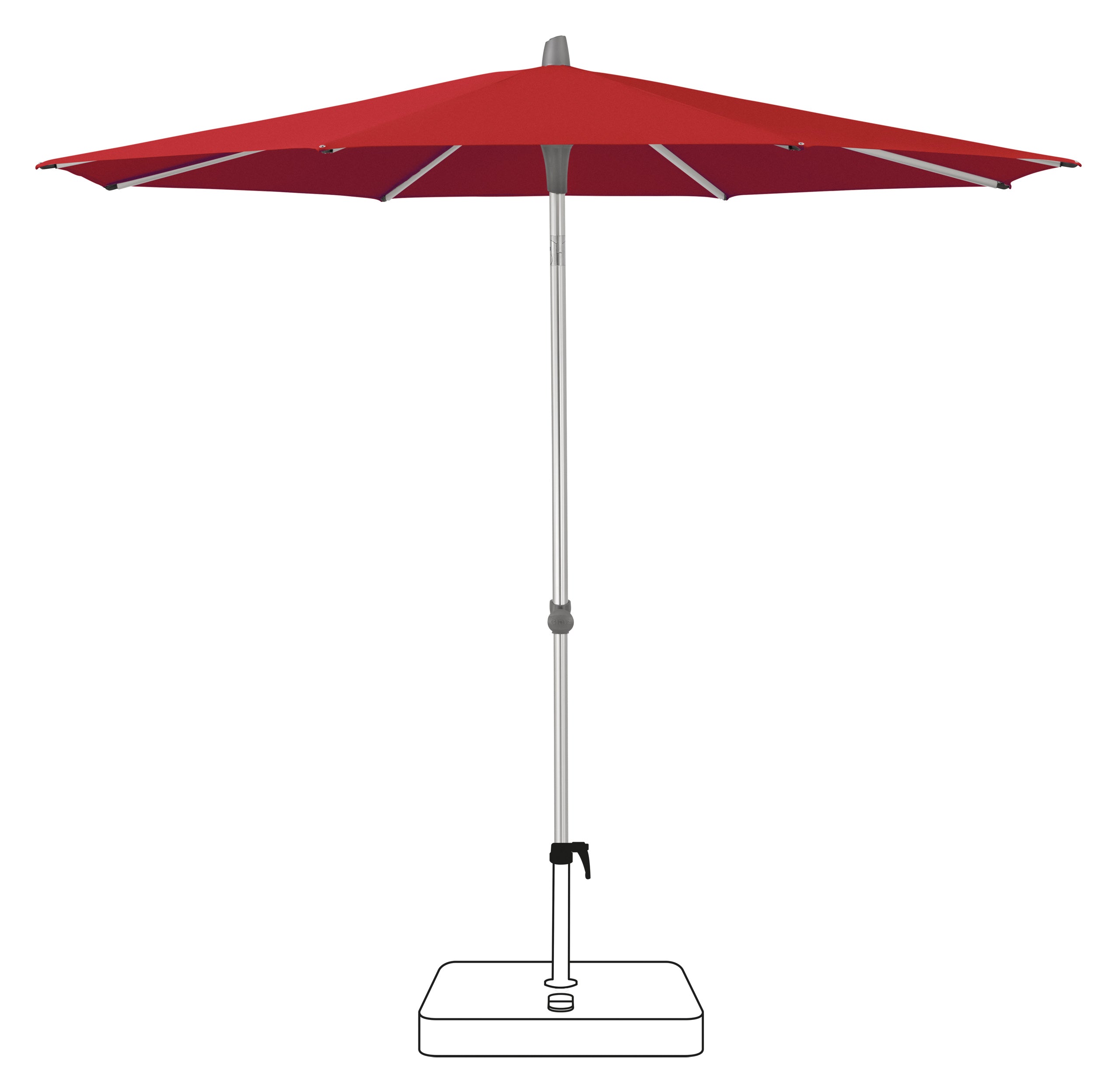 Glatz, Smart kantelbare stokparasol.
