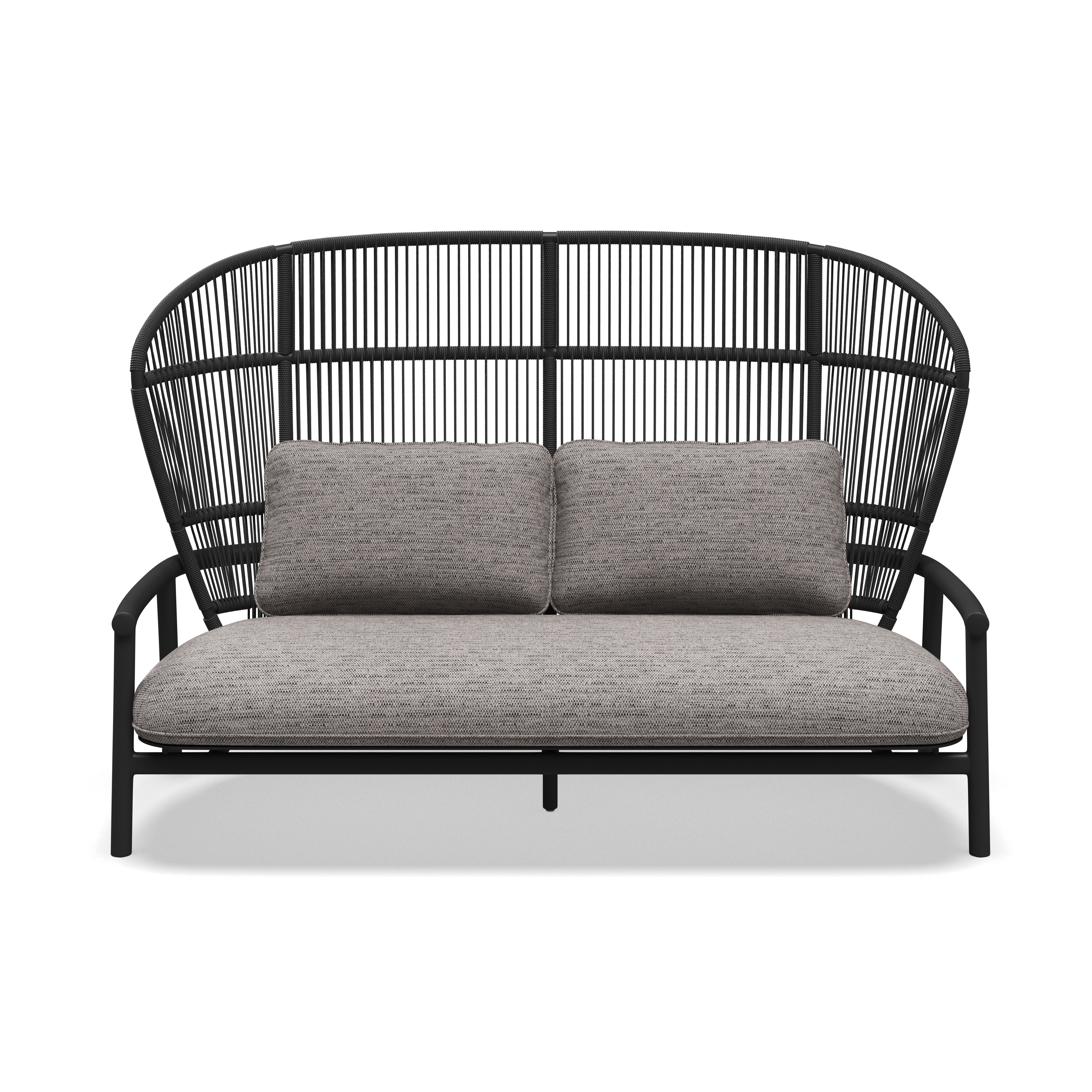 Gloster Fern high back aluminium lounge 2 zits bank