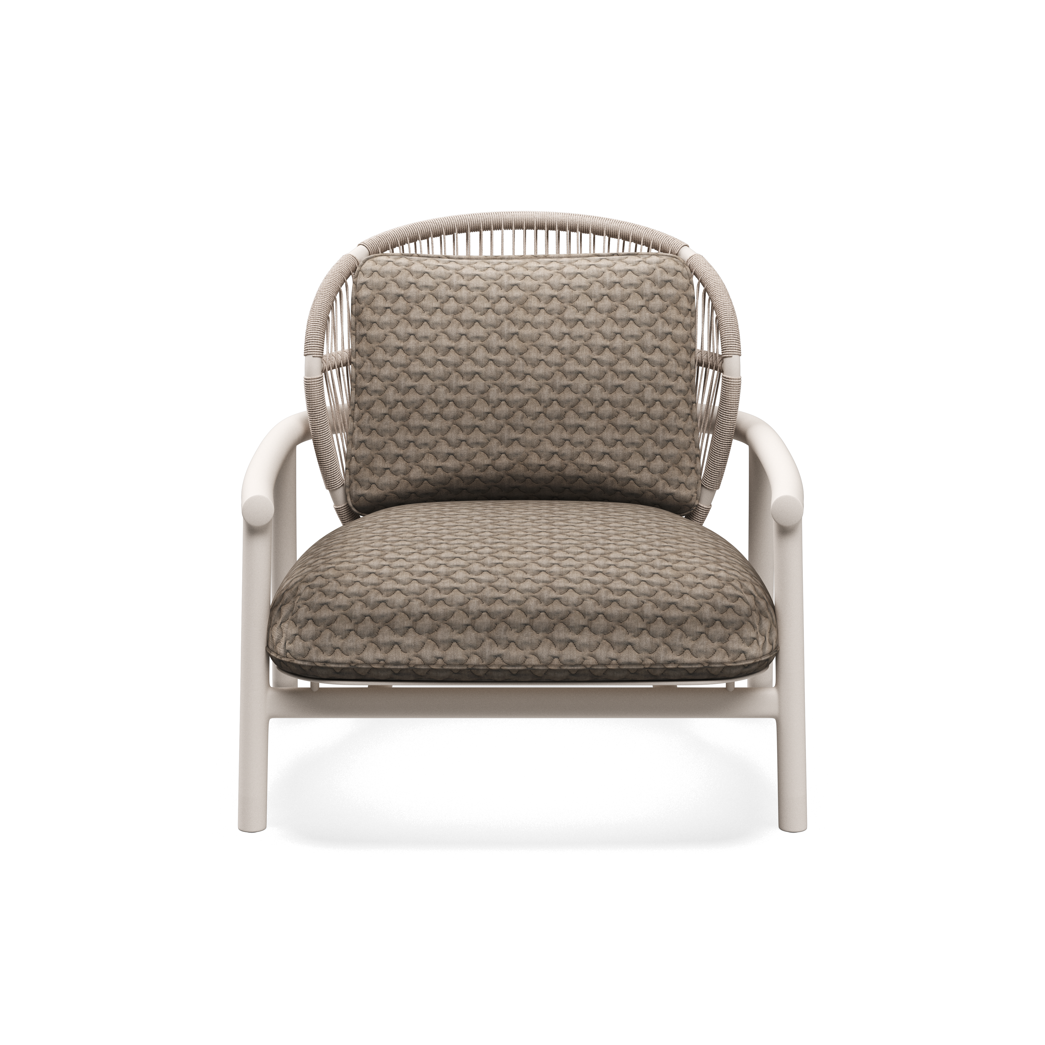 Gloster Fern low back aluminium lounge stoel