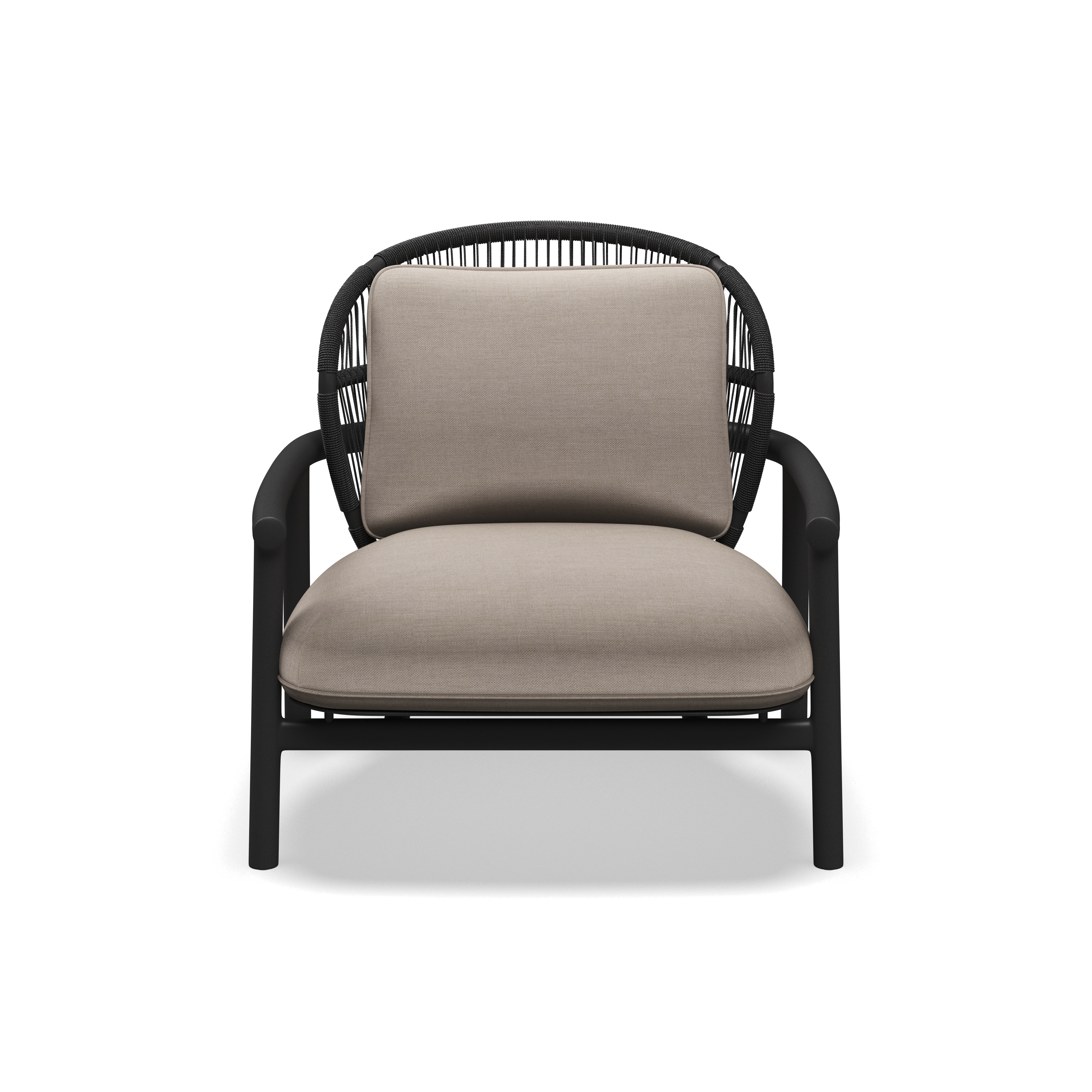 Gloster Fern low back aluminium lounge stoel