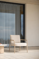 Todus Kori lage armstoel. Meerdere kleuren mogelijk.