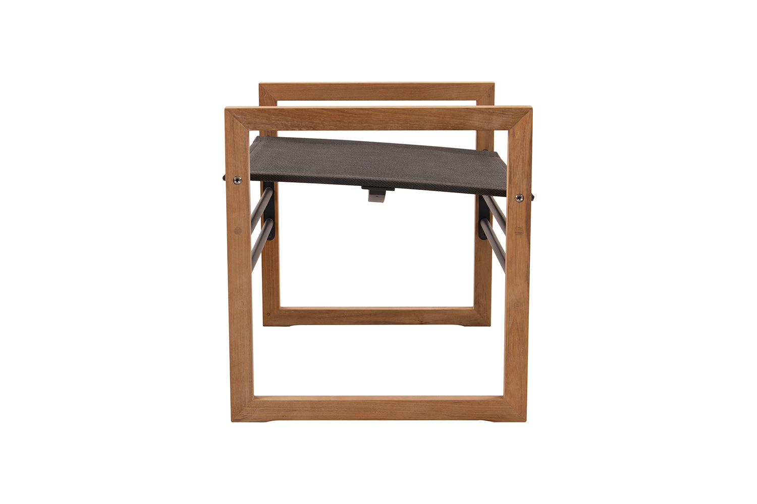 Traditional teak, Sofia voetenbank. Leverbaar in drie kleuren.