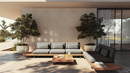 Jati & Kebon, Truro 3 zits loungemodule, verkrijgbaar met verschillende kleuren kussens