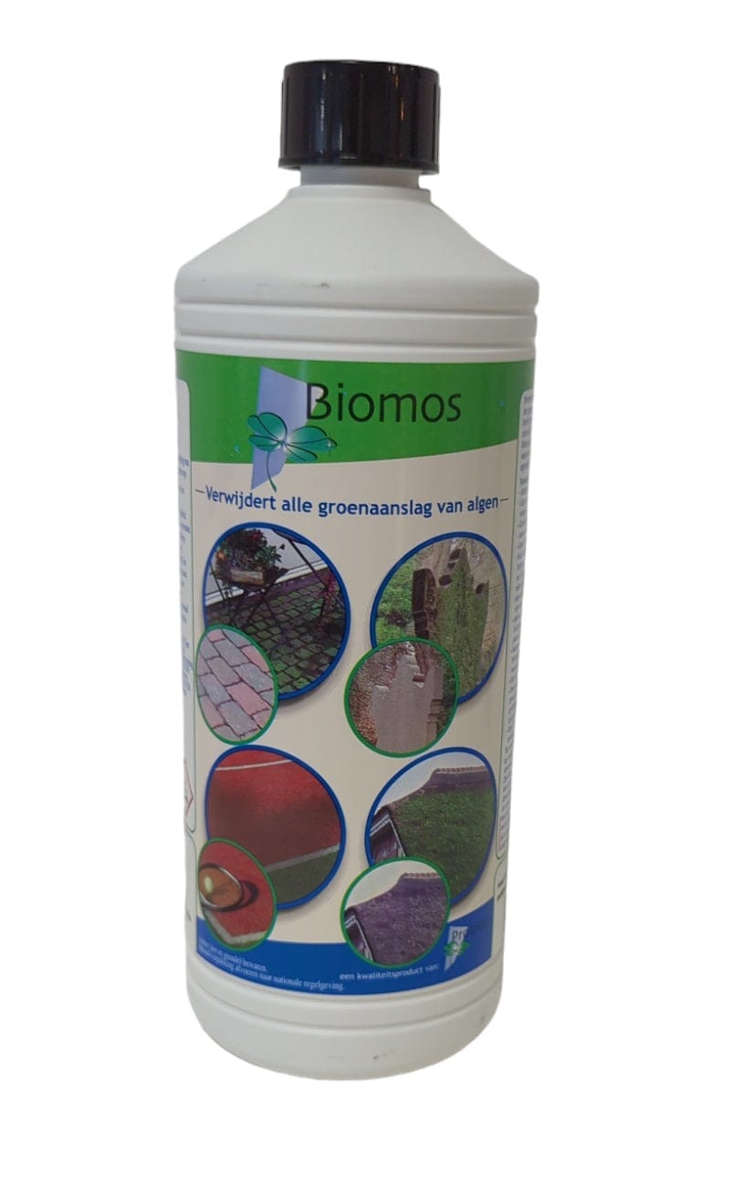 Biomos Mos bestrijding Biomos 1 Ltr algaanslag verwijderaar.
