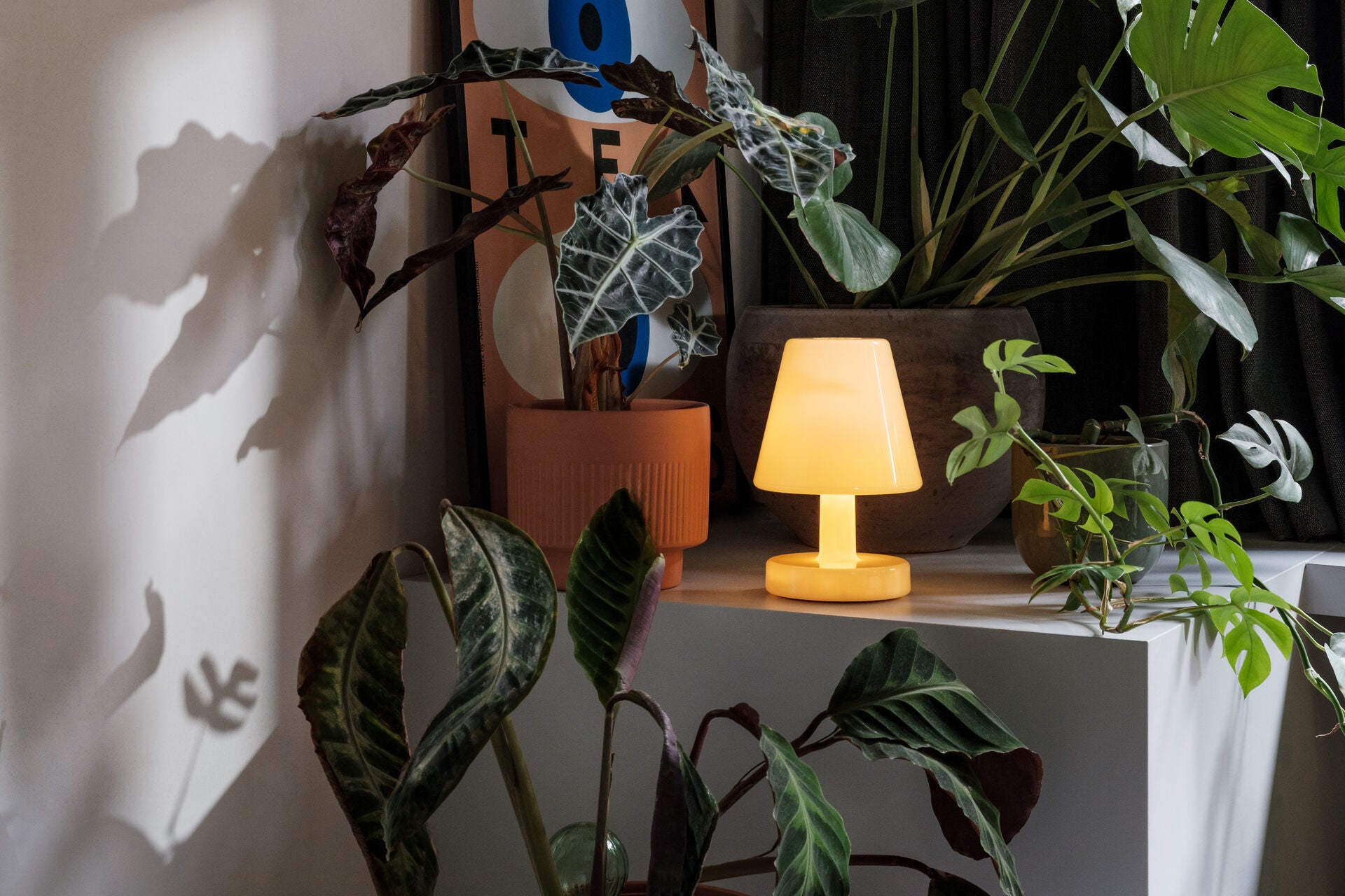 Fatboy® Edison The Ambiance. Oplaadbare dimbare tafellamp. Verkrijgbaar in meerdere kleuren