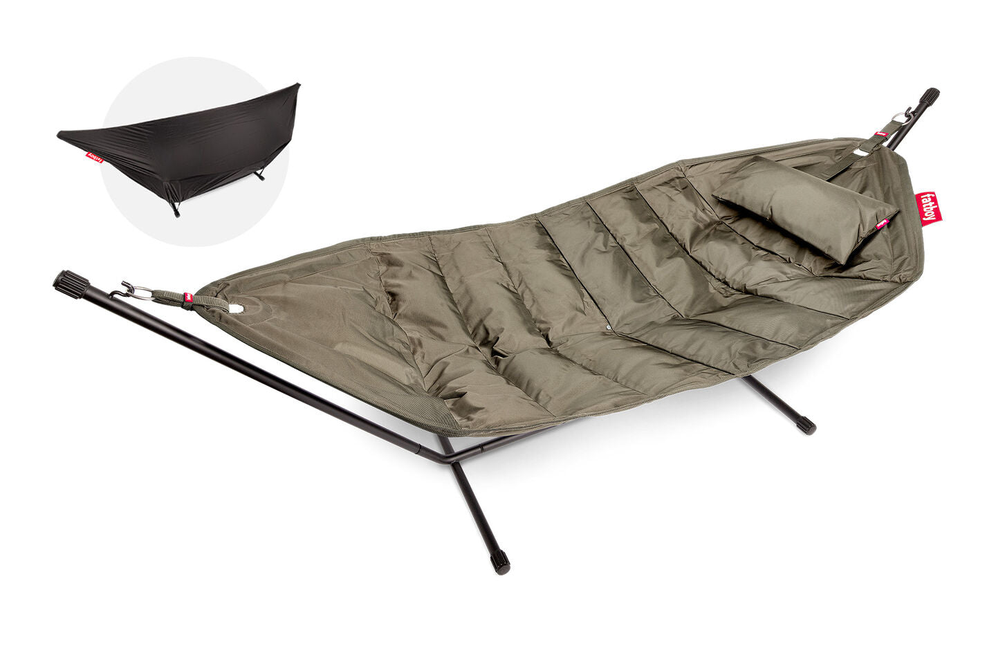 Fatboy Headdemock DeLuxe met hoofkussen, Nu met gratis afdekhoes twv € 129,-.