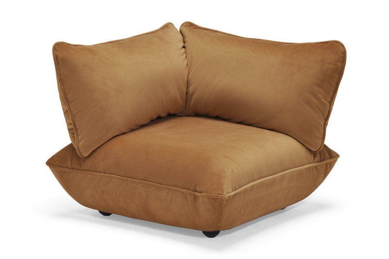 Fatboy Lounge Almond Fatboy Sumo indoor Lounge corner seat Velvet. Verkrijgbaar in de kleuren Petrol en Almond