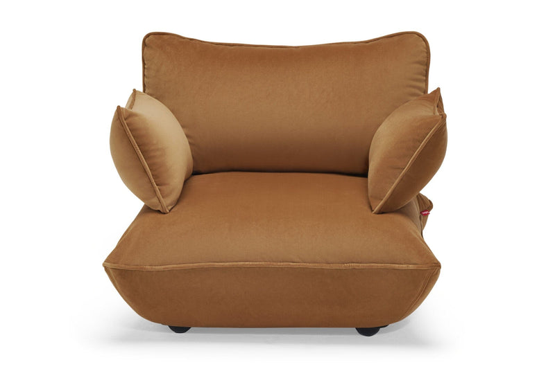 Fatboy Lounge Almond Fatboy Sumo Velvet Recycled. Indoor Lounge love seat. Verkrijgbaar in de kleuren Petrol en Almond