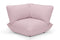 Fatboy Lounge BubblePink Fatboy Sumo indoor Lounge corner seat. Verkrijgbaar in de kleuren Limestone, Mouse Grey, Bubble Pink, Honey.