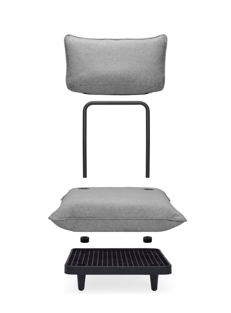 Fatboy Lounge Fatboy Paletti Modulair set Large. Verkrijgbaar in de kleur Mist, Sahara, Thunder Grey, Rock Grey en Storm Blue