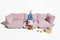 Fatboy Lounge Fatboy Sumo indoor Lounge corner seat. Verkrijgbaar in de kleuren Limestone, Mouse Grey, Bubble Pink, Honey.