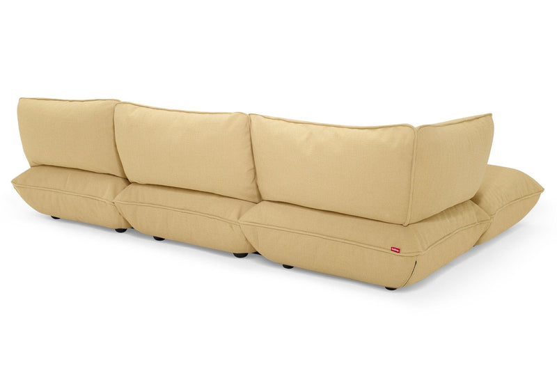 Fatboy Lounge Fatboy Sumo indoor Lounge Corner Sofa large. Verkrijgbaar in de kleuren Limestone, Mouse Grey, Bubble Pink, Honey