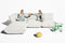 Fatboy Lounge Fatboy Sumo indoor Lounge Corner Sofa large. Verkrijgbaar in de kleuren Limestone, Mouse Grey, Bubble Pink, Honey