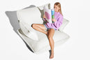 Fatboy Lounge Fatboy Sumo indoor Lounge Loveseat. Verkrijgbaar in de kleuren Limestone, Mouse Grey, Bubble Pink, Honey