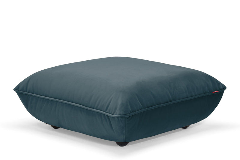 Fatboy Lounge Fatboy Sumo Velvet Recycled. Indoor Lounge hocker. Verkrijgbaar in de kleuren Petrol en Almond