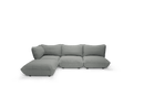 Fatboy Lounge MouseGrey Fatboy Sumo indoor Lounge Corner Sofa large. Verkrijgbaar in de kleuren Limestone, Mouse Grey, Bubble Pink, Honey