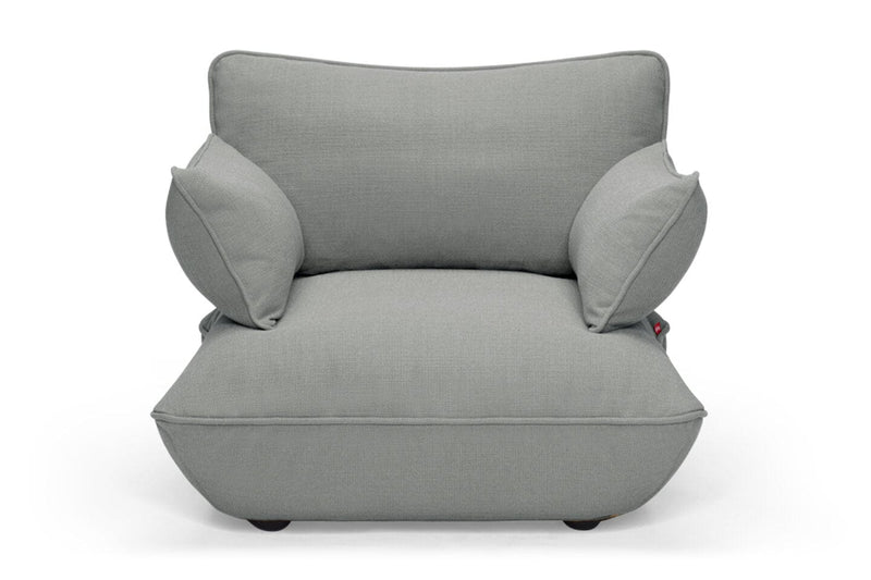 Fatboy Lounge MouseGrey Fatboy Sumo indoor Lounge Loveseat. Verkrijgbaar in de kleuren Limestone, Mouse Grey, Bubble Pink, Honey