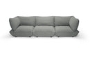 Fatboy Lounge MouseGrey Fatboy Sumo indoor Lounge Sofa 3 zits. Verkrijgbaar in de kleuren Limestone, Mouse Grey, Bubble Pink, Honey.