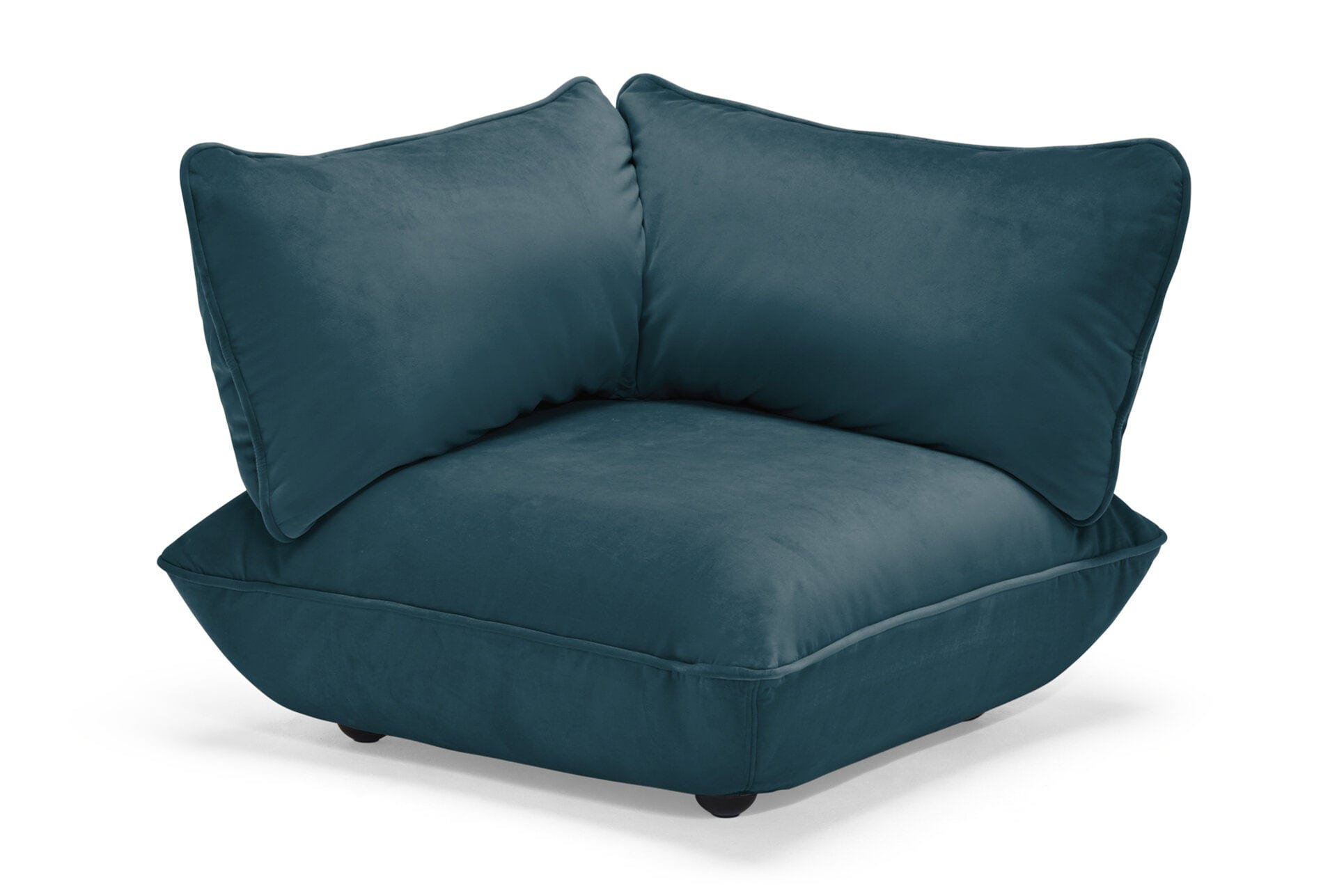Fatboy Lounge Petrol Fatboy Sumo indoor Lounge corner seat Velvet. Verkrijgbaar in de kleuren Petrol en Almond