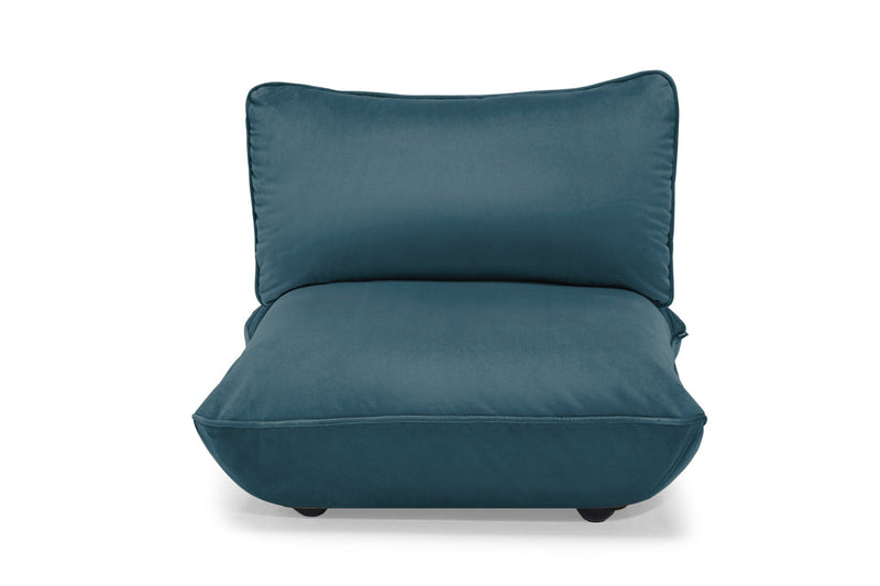 Fatboy Lounge Petrol Fatboy Sumo indoor Lounge seat Velvet. Verkrijgbaar in de kleuren Petrol en Almond