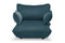 Fatboy Lounge Petrol Fatboy Sumo Velvet Recycled. Indoor Lounge love seat. Verkrijgbaar in de kleuren Petrol en Almond