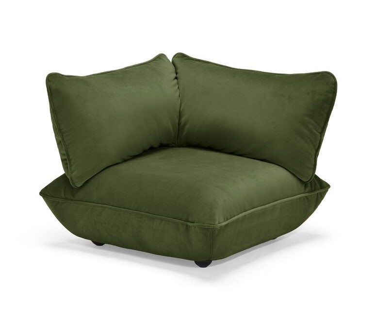 Fatboy® Sumo Velvet Recycled. Indoor Lounge corner seat. Verkrijgbaar in 3 kleuren.