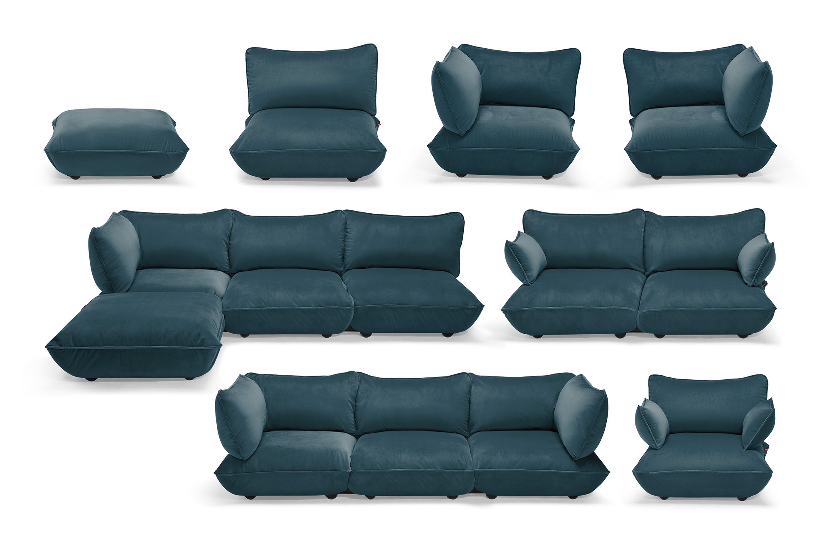 Fatboy® Sumo Velvet indoor Lounge Sofa Grand. Verkrijgbaar in 3 kleuren.