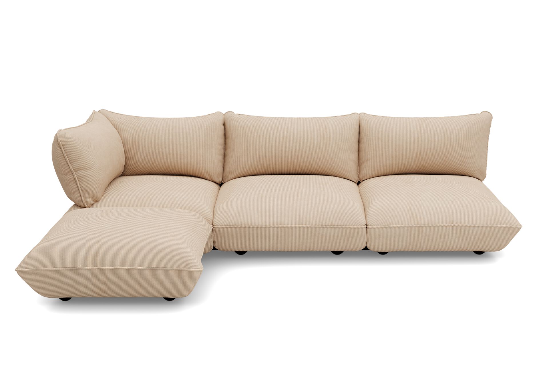 Fatboy® Sumo Cord indoor corner Lounge Sofa Left. Verkrijgbaar in 3 kleuren.