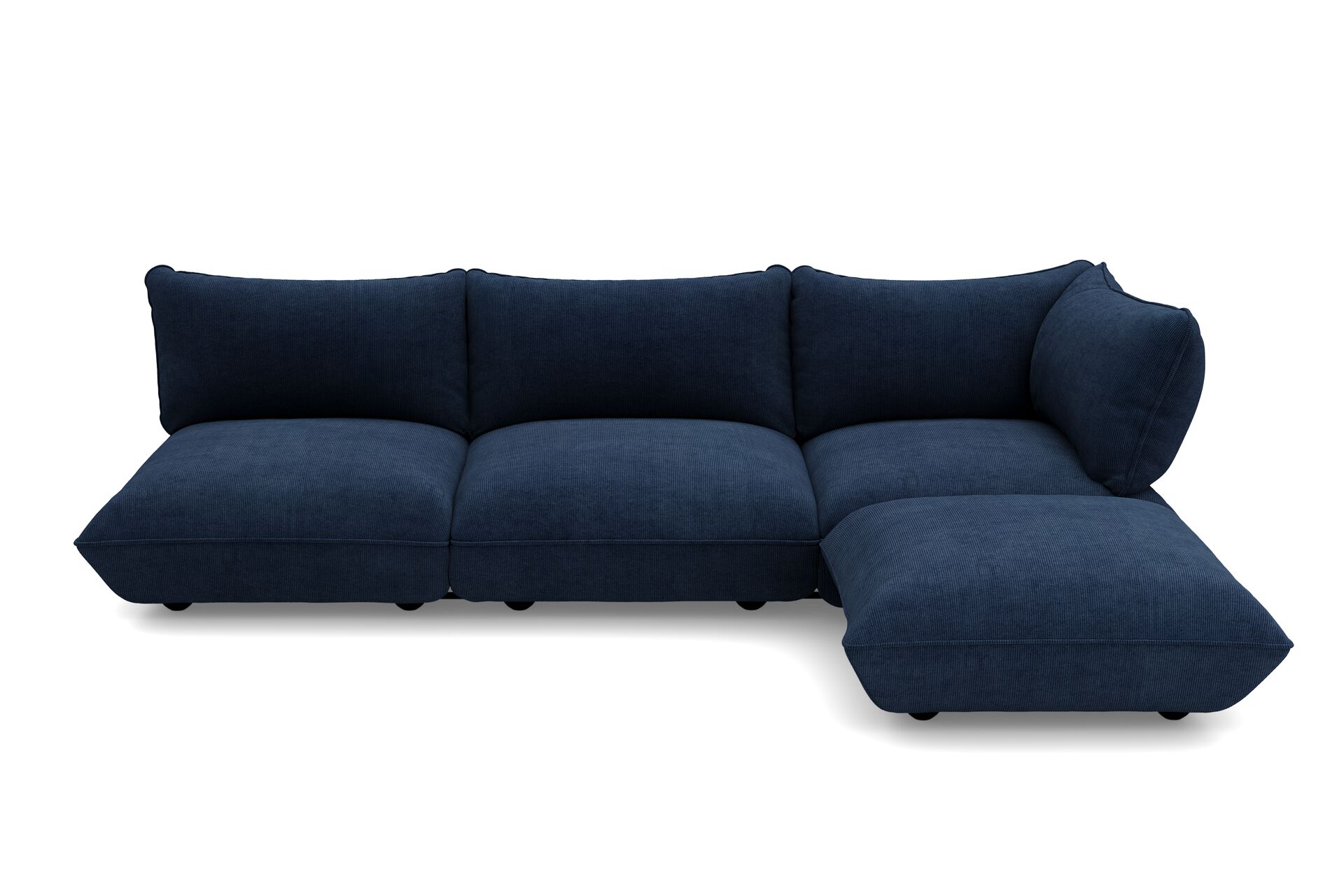 Fatboy® Sumo Cord indoor corner Lounge Sofa right. Verkrijgbaar in 3 kleuren.