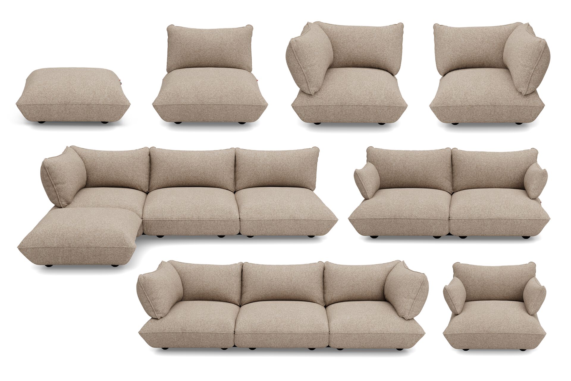 Fatboy® Sumo Boucle indoor Lounge seat. Verkrijgbaar in 5 kleuren.