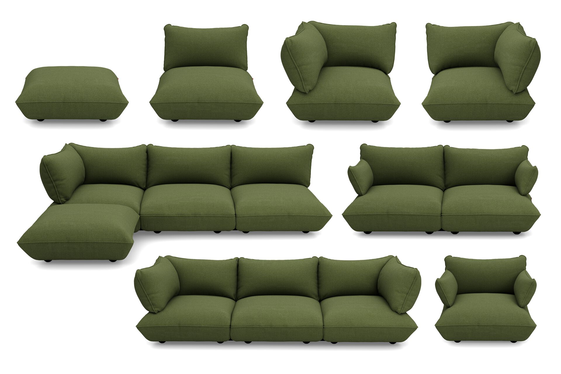 Fatboy® Sumo Boucle Indoor Lounge corner seat. Verkrijgbaar in 5 kleuren.