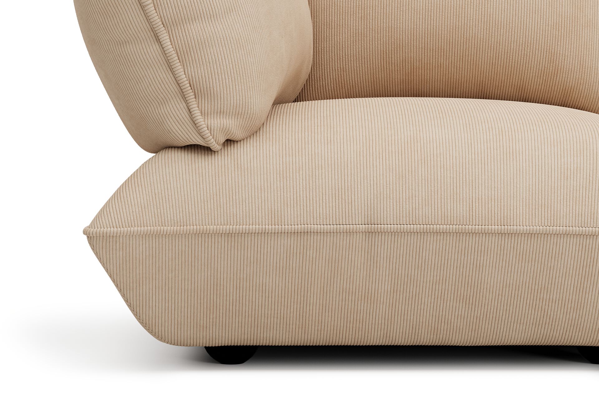 Fatboy® Sumo Cord indoor corner Lounge Sofa right. Verkrijgbaar in 3 kleuren.