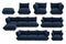 Fatboy® Sumo Cord indoor Lounge Sofa Grand. Verkrijgbaar in 3 kleuren.